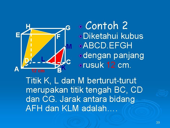 H G E F M D A L 12 cm BK C Contoh 2