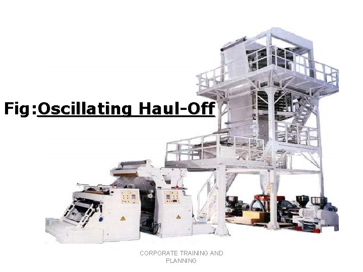 Fig: Oscillating Haul-Off CORPORATE TRAINING AND PLANNING 