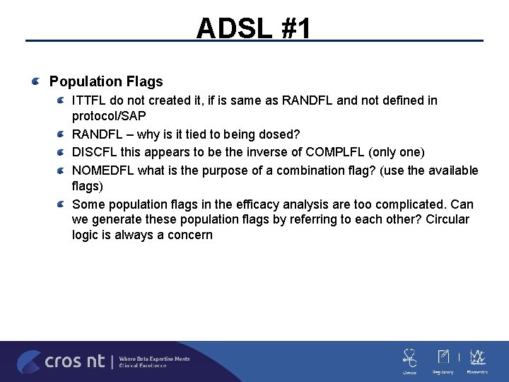 ADSL #1 Population Flags ITTFL do not created it, if is same as RANDFL