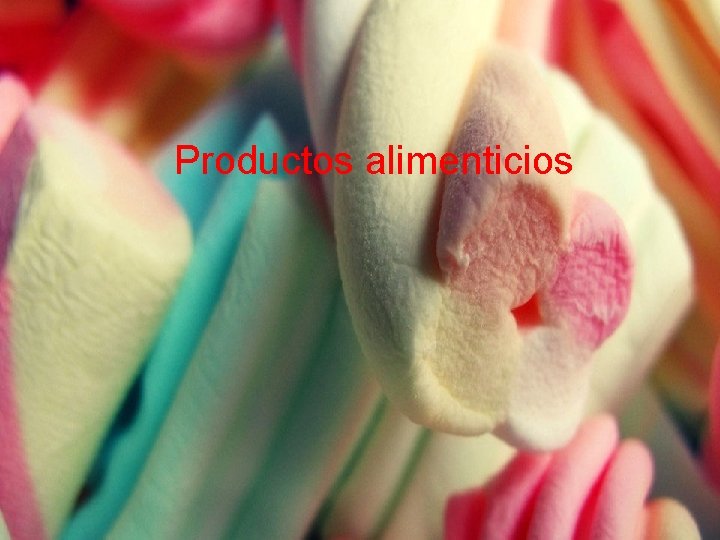 Productos alimenticios 