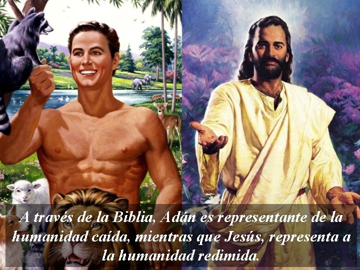 A través de la Biblia, Adán es representante de la humanidad caída, mientras que