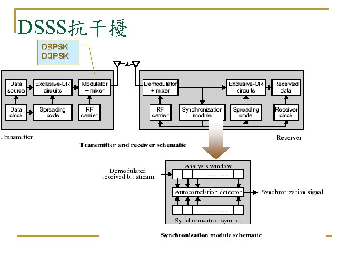 DSSS抗干擾 DBPSK DQPSK 