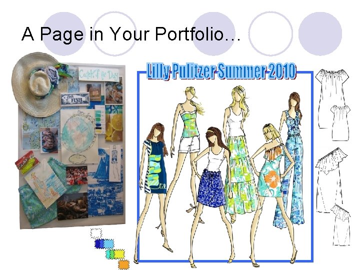 A Page in Your Portfolio… 