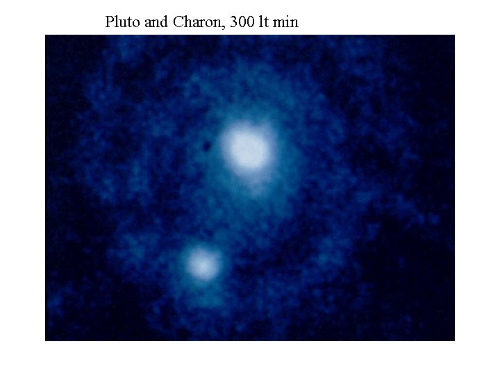 Pluto and Charon, 300 lt min 