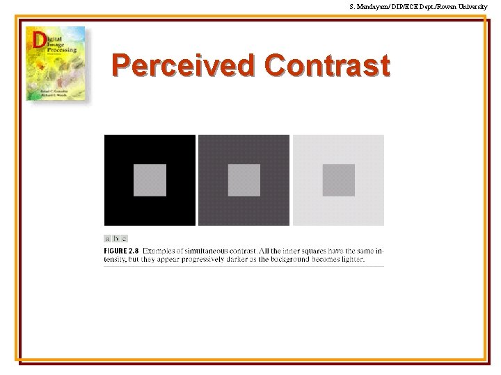 S. Mandayam/ DIP/ECE Dept. /Rowan University Perceived Contrast S. Mandayam/ DIP/ECE Dept. /Rowan University Perceived Contrast