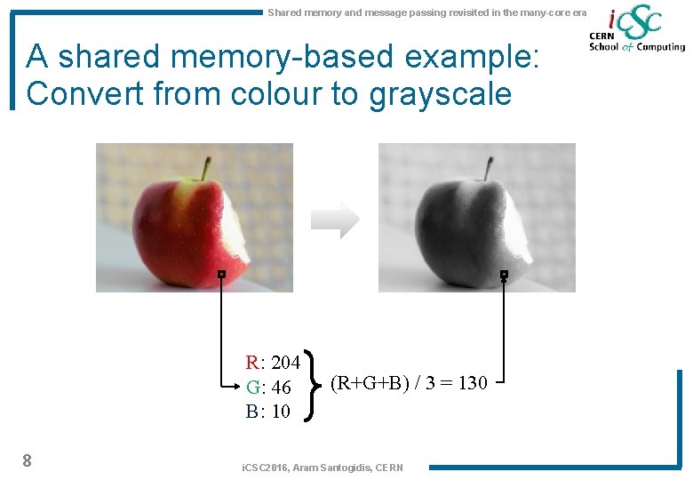 Shared memory and message passing revisited in the many-core era A shared memory-based example: