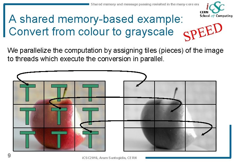 Shared memory and message passing revisited in the many-core era A shared memory-based example: