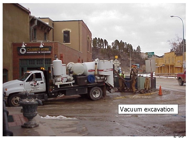 Vacuum excavation 2 -35 