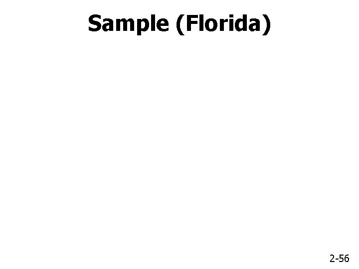 Sample (Florida) 2 -56 