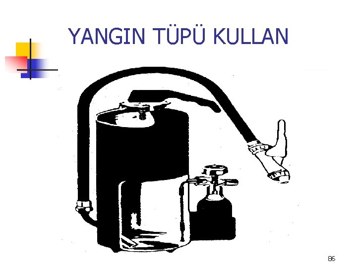 YANGIN TÜPÜ KULLAN 86 