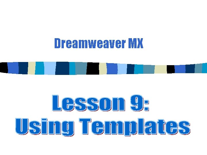 Dreamweaver MX 