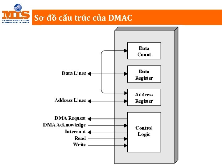 Sơ đồ cấu trúc của DMAC 