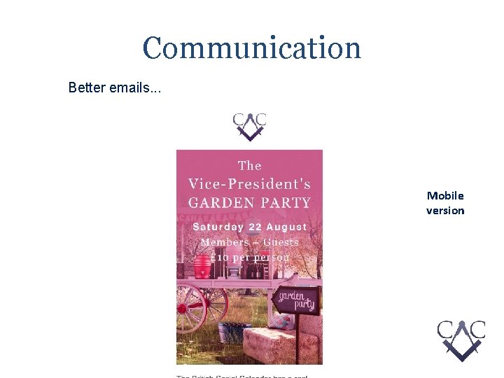 Communication Better emails. . . Mobile version 