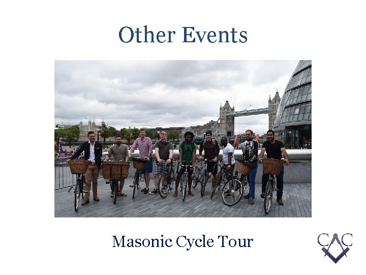 Other Events Masonic Cycle Tour 