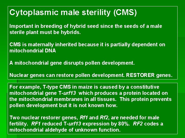 plant genetics overview how plants