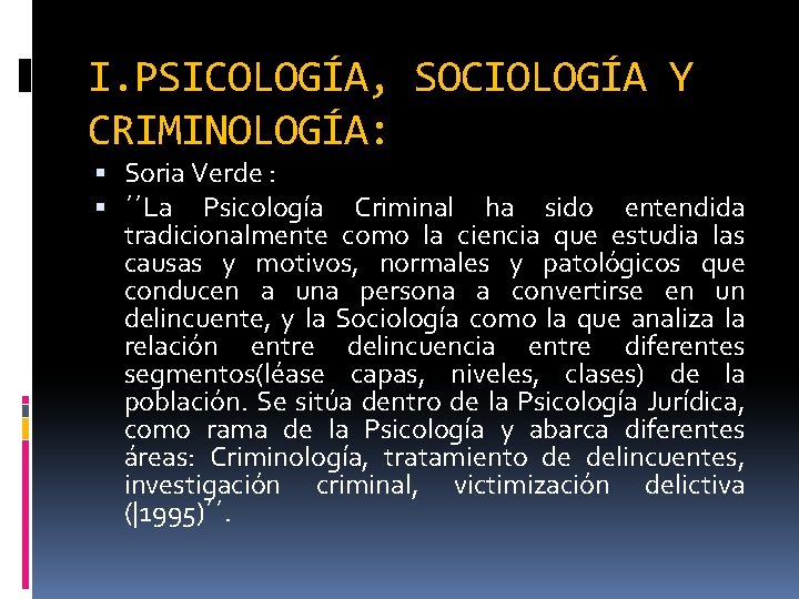 PSICOPATOLOGAS SOCIALES TRASTORNOS DE PERSONALIDAD Y CRIMINOLOGIA CLINICA