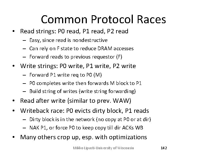 Common Protocol Races • Read strings: P 0 read, P 1 read, P 2 Common Protocol Races • Read strings: P 0 read, P 1 read, P 2