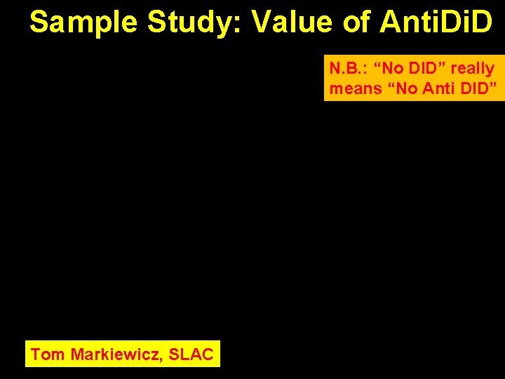 Sample Study: Value of Anti. D N. B. : “No DID” really means “No
