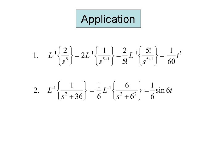 Application Application