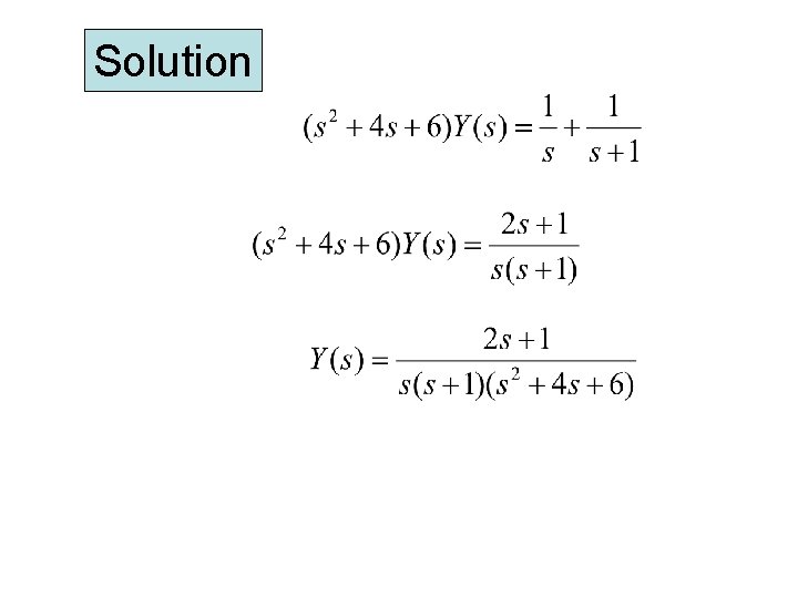 Solution Solution
