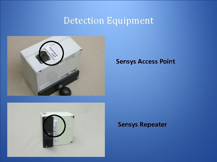 Detection Equipment Sensys Access Point Sensys Repeater 