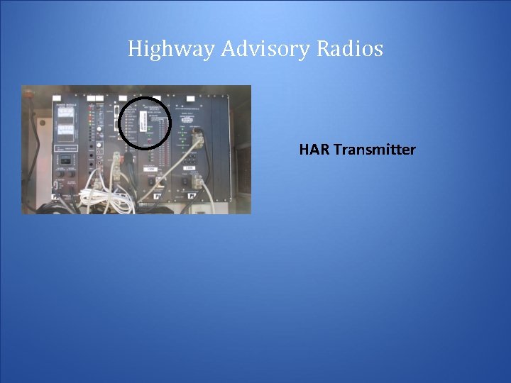 Highway Advisory Radios HAR Transmitter 