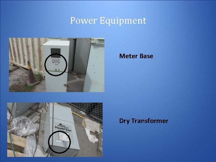 Power Equipment Meter Base Dry Transformer Power Equipment Meter Base Dry Transformer