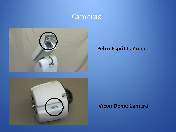 Cameras Pelco Esprit Camera Vicon Dome Camera 