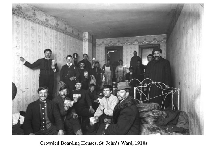 Crowded Boarding Houses, St. John’s Ward, 1910 s 