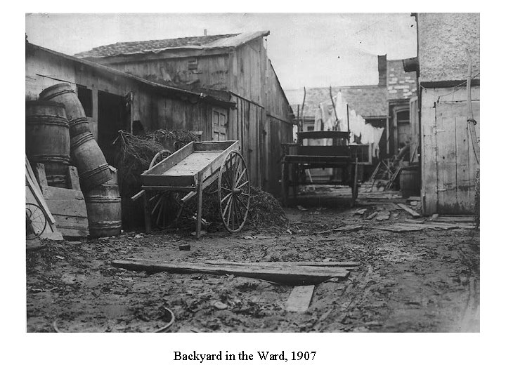 Backyard in the Ward, 1907 