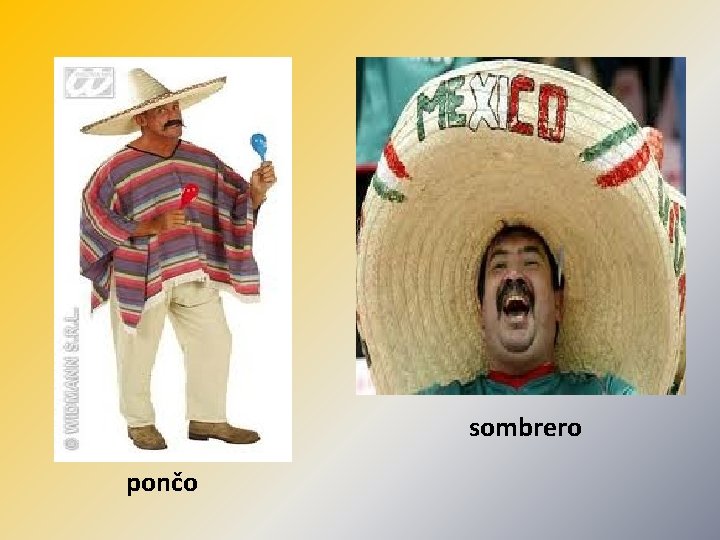 sombrero pončo 