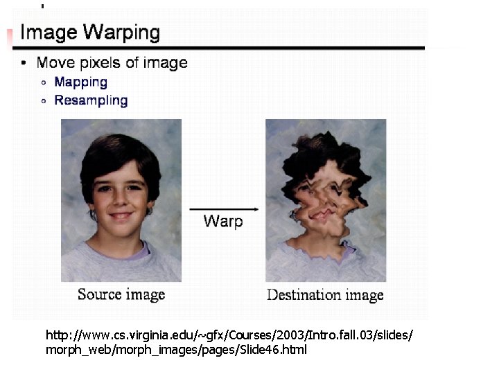 http: //www. cs. virginia. edu/~gfx/Courses/2003/Intro. fall. 03/slides/ morph_web/morph_images/pages/Slide 46. html 