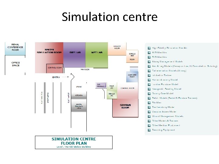 Simulation centre 