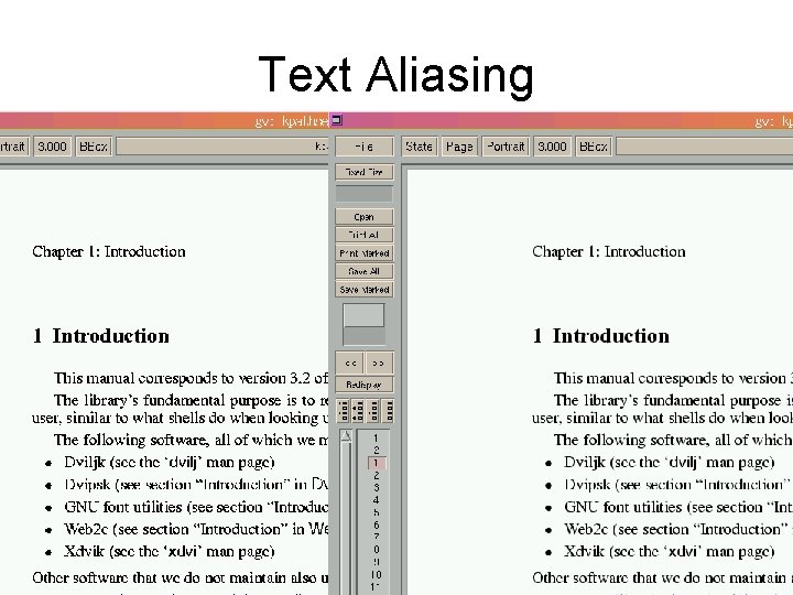 Text Aliasing Text Aliasing