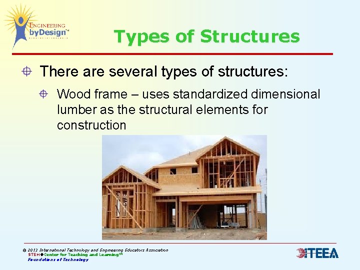 Types of Structures There are several types of structures: Wood frame – uses standardized Types of Structures There are several types of structures: Wood frame – uses standardized