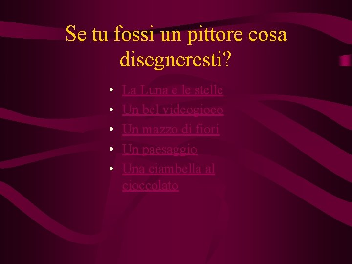 Se tu fossi un pittore cosa disegneresti? • • • La Luna e le