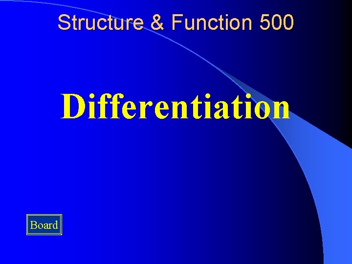 Structure & Function 500 Differentiation Board 