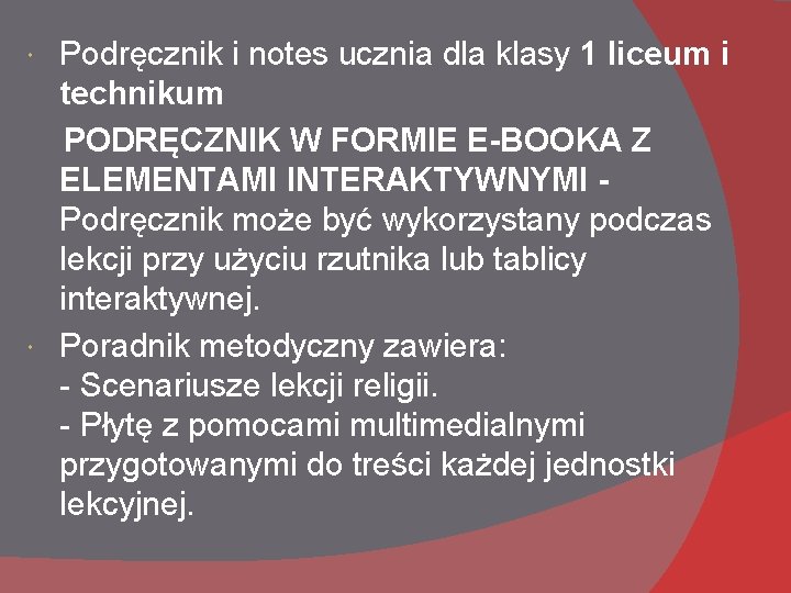 Podręcznik i notes ucznia dla klasy 1 liceum i technikum PODRĘCZNIK W FORMIE E-BOOKA