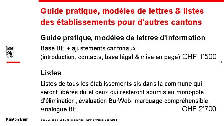 1 Kanton Bern Assemble Gnral Du Cercle Dchets