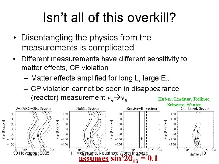 Isn’t all of this overkill? • Disentangling the physics from the measurements is complicated