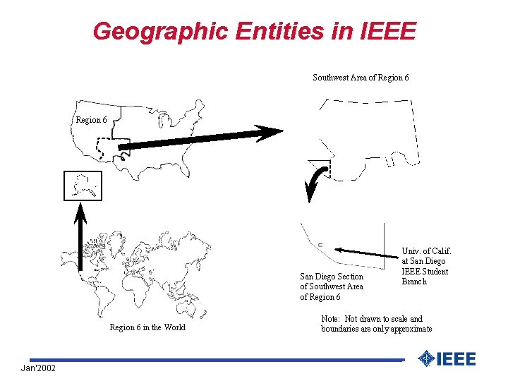 Geographic Entities in IEEE Southwest Area of Region 6 San Diego Section of Southwest