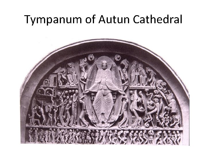 Tympanum of Autun Cathedral 