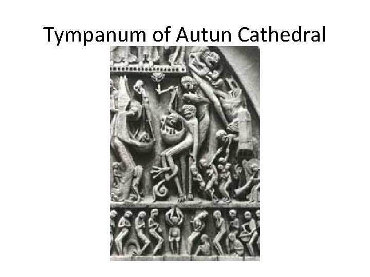 Tympanum of Autun Cathedral 