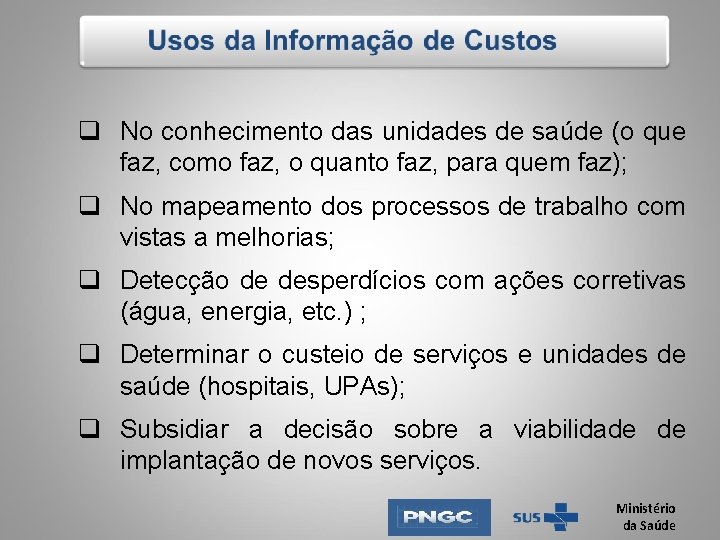 q No conhecimento das unidades de saúde (o que faz, como faz, o quanto q No conhecimento das unidades de saúde (o que faz, como faz, o quanto