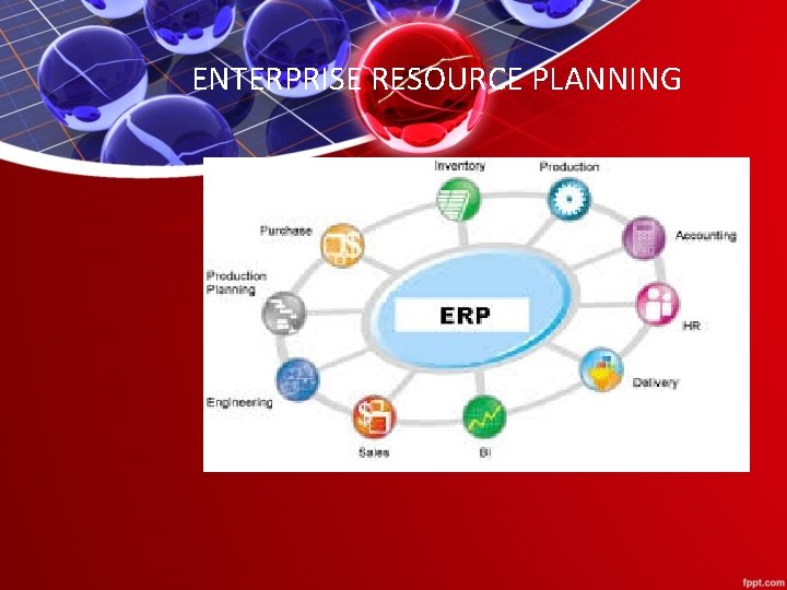 ENTERPRISE RESOURCE PLANNING 