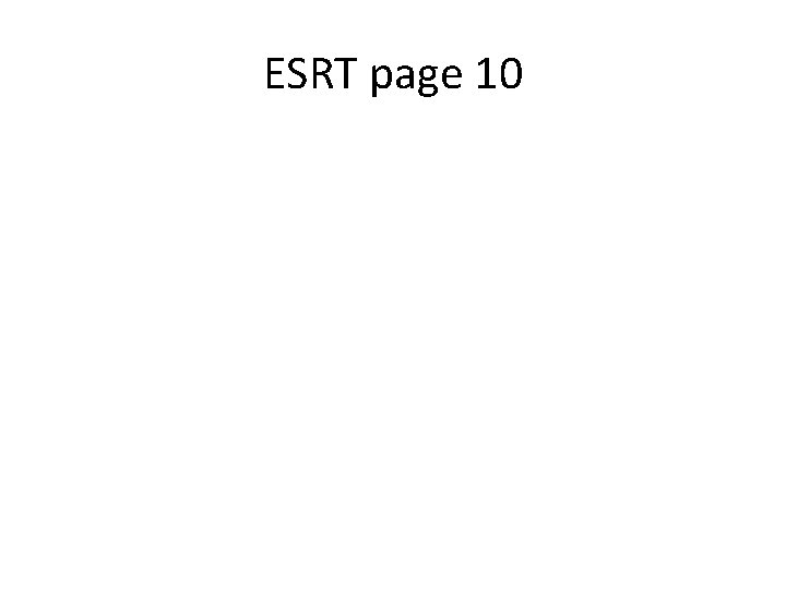 ESRT page 10 