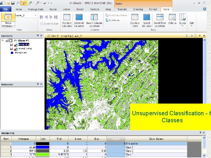 Unsupervised Classification - 6 Classes 