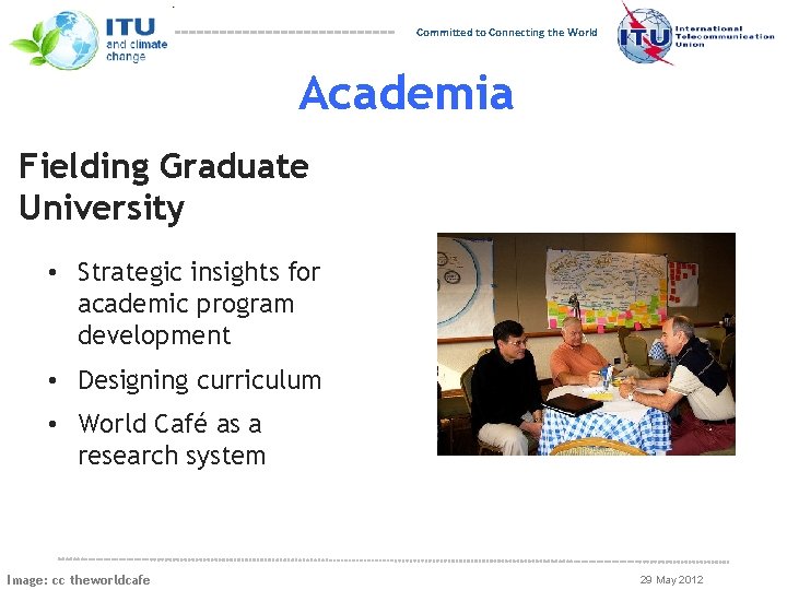 Committed to Connecting the World Academia Fielding Graduate University • Strategic insights for academic