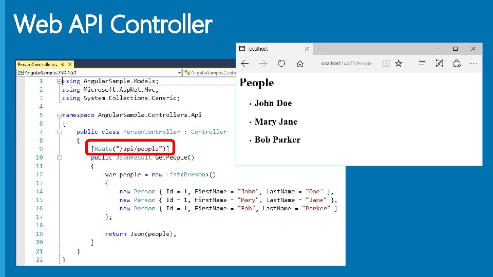 Web API Controller 