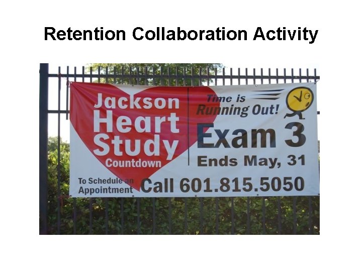 Retention Collaboration Activity 